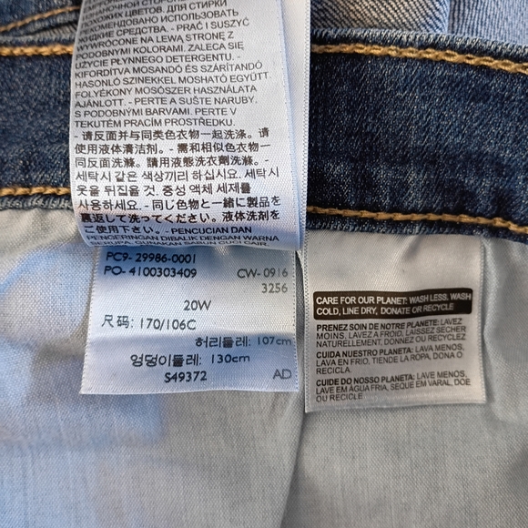 Levi's 20W Blue Denim Mini Skirt - Picture 10 of 11